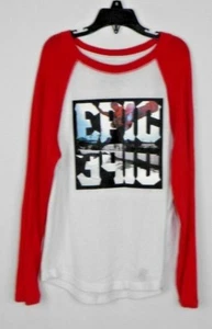 Brothers Langarm Grafik Shirt Jungen/Kinder Größe 7 rot & weiß Skateboard - Bild 1 von 12