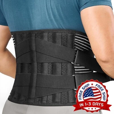 Faja para Hombre Correctora de Postura Soporte Alivia el Dolor Lumbar NUEVO US Foto 1 de 4