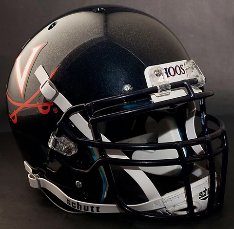 *CUSTOM* VIRGINIA CAVALIERS NCAA Schutt XP Authentic GAMEDAY Football Helmet Cover