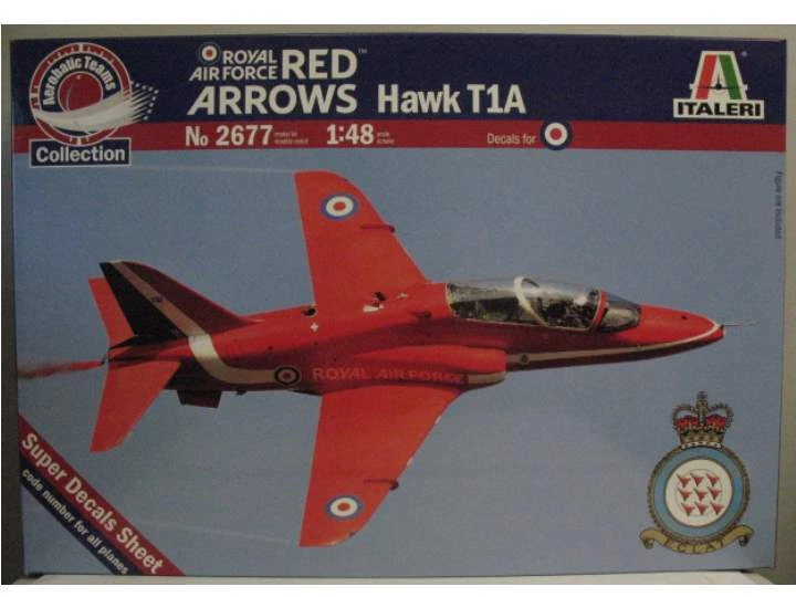 ITALERI 1:48 KIT AEREO PLANE RED ARROWS HAWK 2677 - Immagine 1 di 1