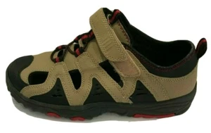 Land's End Sandals Tan Garcons Boys Size 5 Neutral colors - beige, red, black. - Picture 1 of 10