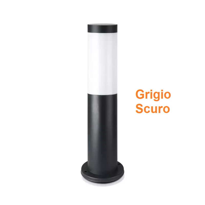 V-TAC PALETTO DA GIARDINO IP44 ALTEZZA 45 E27 GRIGIO SCURO VT-838 8959