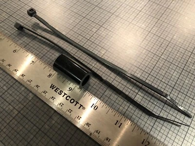 Silicone Exhaust Coupler Tuned Pipe HPI RS4 Nitro Black Black Gasket A949 86910 - Image 1 of 4