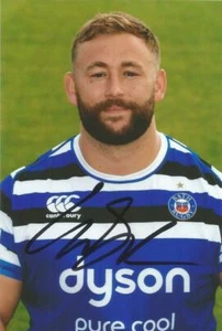 BATH & ENGLAND RUGBY UNION: WILL STUART SIGNED 6x4 PORTRAIT PHOTO+COA *PROOF* - Bild 1 von 2