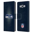 Official Nfl Seattle Seahawks Artwork Leather Book Case For Samsung Phones 3
