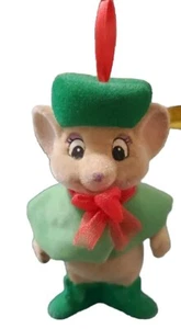 Disney Rescuers Down Under Miss Bianca Flocked Fuzzy Christmas Ornament 90s Mcdo - Bild 1 von 6