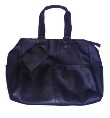 Bolso de bebé Cudlie negro con billetera almohadilla cambiadora amarilla bolsa de pañales unisex Foto 1 de 4