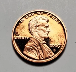 2006 S  LINCOLN MEMORIAL PENNY PROOF #C7592 - Picture 1 of 2