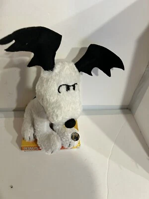 New & Works Halloween Peanuts Animated Musical Snoopy Plush Bat Ears # 6994 - Image 1 of 4