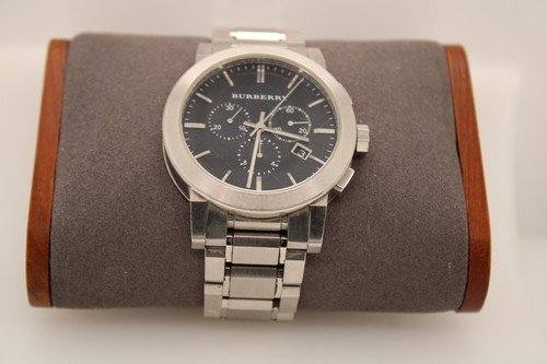 Orologio Uomo Burberry The City BU9351 Acciaio Inox Quadrante Nero #26019