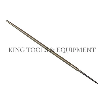 New KING 10" Second Cut ROUND FILE, Single Cut, Steel, American Grading - Image 1 of 2
