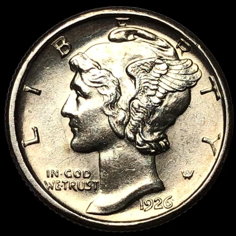 1926 D FSB Mercury Dime  E9926 Cover