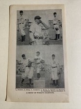 Chicago Cubs Orval Overall Cal Lundgren Kling 1907 Baseball 4X6 Team Picture