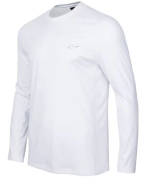 Norman For Tasso Elba Men's Long-Sleeve Performance Shirt,White, XL - Image 1 of 1