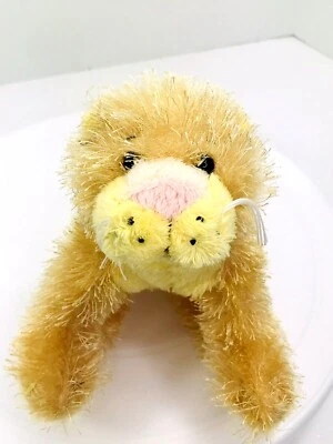 Webkinz Lil Kinz Yellow Furry Lioness 6" Plush #HS193 No Code - Image 1 of 4