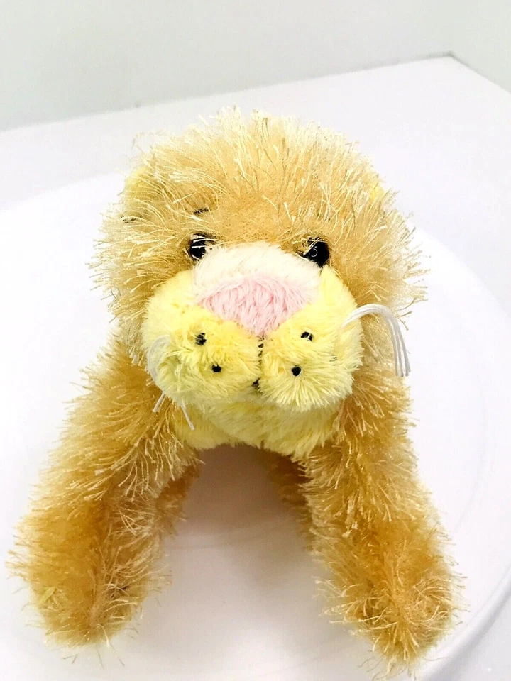 Webkinz Lil Kinz Yellow Furry Lioness 6" Plush #HS193 No Code - Image 1 of 4