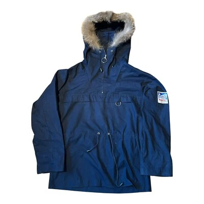 1970s Children’s Anorak Ski Smock Fur Hood Bushcraft Age 13-14 - Image 1 of 4