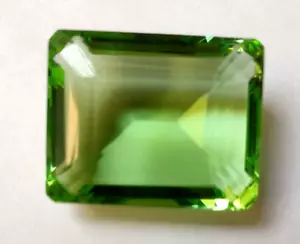 AAA+ 82.35 Ct. Large Green Peridot Emerald Cut Loose Gemstone Gift for Women - Picture 1 of 7