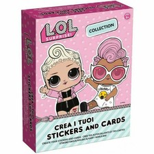 Lol Surprise Crea I Tuoi Stickers and Cards Collection ADESIVI L.O.L.