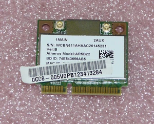Atheros AR5B22 WLAN Bluetooth Mini PCI-E 802.11n Acer Aspire V3-571G V3-771G - Bild 1 von 2
