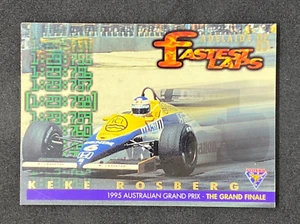 Keke Rosberg Futera 1995 Grand Prix Fastest Laps Numbered /5000 F1 Card FL1 - Bild 1 von 2