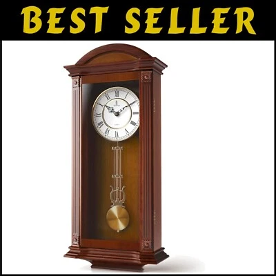 Non-Ticking Wooden Grandfather Clock 27x11 - Elegant Decor for Living Spaces - Image 1 of 4