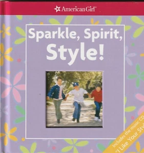 American Girl Sparkle Spirit Style Includes CD Picture Frame Front Cover Book - Picture 1 of 4
