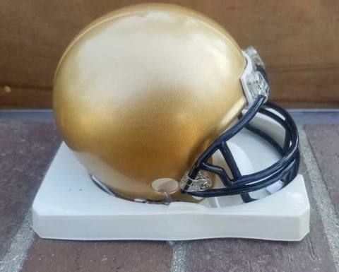NCAA NAVY MIDSHIPMEN Riddell mini Football Helmet PITT Small Scratches Cover
