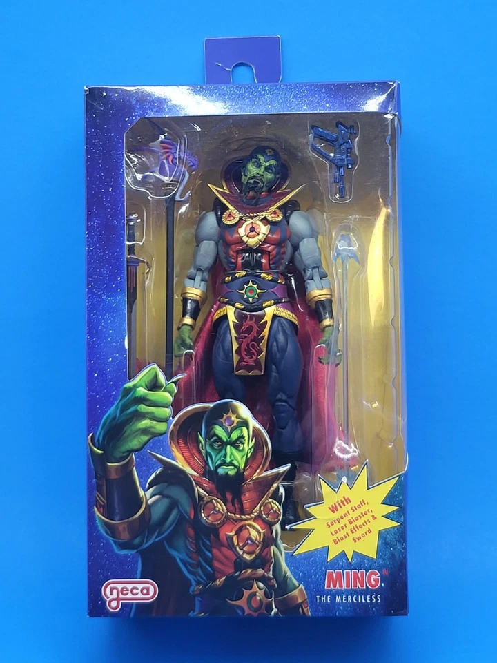 Figura de acción NECA Defenders of the Earth Ming the Merciless #03 2020 caja dañada Foto 1 de 1