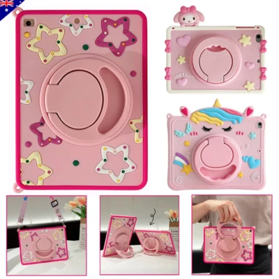 Kids Shockproof Rotate Case Cover For iPad 10/9/8/7/6/5th Mini Air 3/4/5 Pro 11 - Image 1 of 4