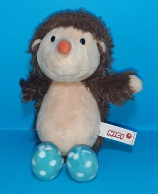 Igel Henny Hoglet NICI 9 " Plüsch 20CM Schneemann Plush Spiel Spielzeug Weich - Bild 1 von 2