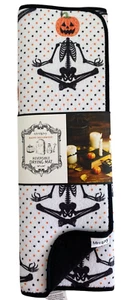 Mint & Ivy Reversible Drying Mat- Halloween Yoga Skeletons- 18" x 24"- NEW - Picture 1 of 5