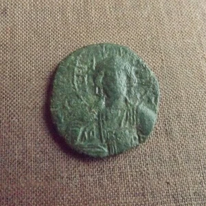BYZANTINE BRONZE COIN - Picture 1 of 2