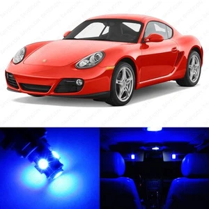 Paquete de 13 luces interiores LED azules para Porsche Cayman 2006-2012 + herramienta de palanca - Imagen 1 de 7