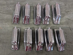 Vintage Rogers Large Bass Drum Lugs Lot Of 10 W/Mounting Screws Tom Holiday 70's - Picture 1 of 16