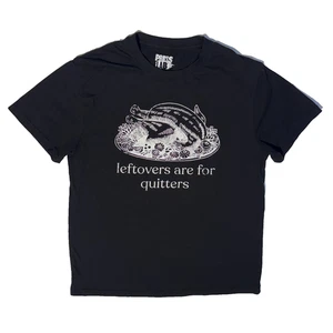 Lustiges Thanksgiving Türkei-T-Shirt Reste sind für Quitters - M - Bild 1 von 4