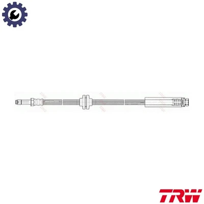 BRAKE HOSE PHB503 FOR FORD FOCUS/II/C-MAX Q7DA/QQDA/QQDB/CSDA/CSDB 1.8L 4cyl - Image 1 of 4