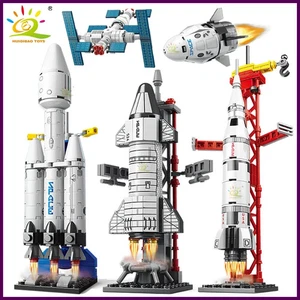 HUIQIBAO Mini Aviation bemannte Rakete Modellbausteine Weltraum Luft- und Raumfahrt - Bild 1 von 31