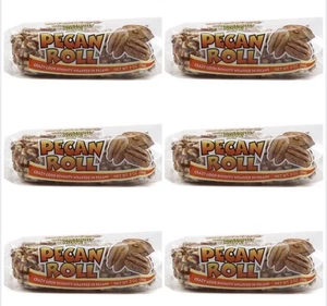 6 Count Dickies Pecan Roll 2 Oz Each Fresh Dates Free Shipping Pecan Candy - Picture 1 of 2
