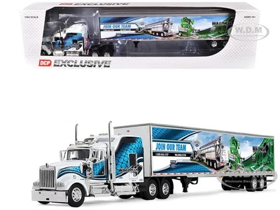 KENWORTH W900L CON CAMA Y REMOLQUE "WALINGA" 1/64 POR DCP/PRIMERA MARCHA 60-2167 Foto 1 de 3