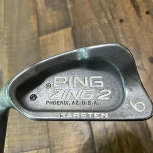 Ping Zing 2 Black Dot 6 Iron LH G Loomis Stiff Flex Graphite - Picture 1 of 9