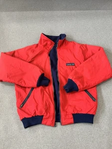 Patagaonia MADE IN USA Vintage 70s-80s Red Fleece Lined Bomber Jacket Size L - Bild 1 von 5