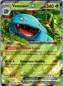 Venusaur ex 003/165 SV: Scarlet & Violet 151 Double Rare - NM - Picture 1 of 2