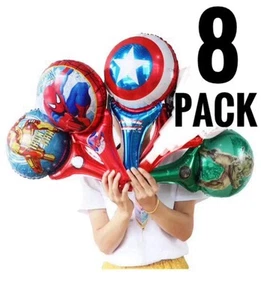 8 avengers birthday party balloons Superhero Birthday - Picture 1 of 2