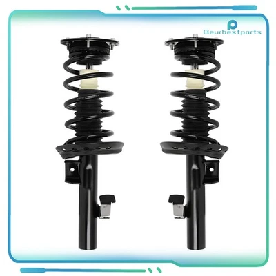 Pair Front Complete Struts w/ Coil Spring For Volvo S60 2011 2012-19 V60 2015-19 - Image 1 of 4