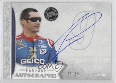 2011 Press Pass Fanfare Fanfare Auto Silver /50 Max Papis #FA-MP2 Auto - Image 1 of 2