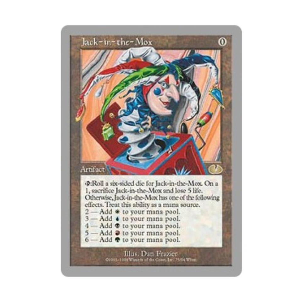 WOTC MtG Unglued Jack-in-the-Mox (R) NM - Image 1 of 1