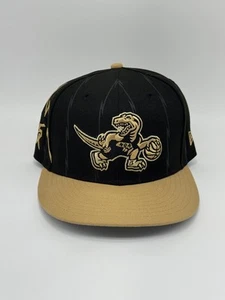 New Era TORONTO RAPTORS CITY EDITION ALT 59FIFTY BLACK GOLD FITTED SIZE 7 3/8 - Picture 1 of 11
