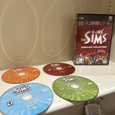 The  Sims: Complete Collection (PC: Windows, 2005) 4 disks No Manual no code  - Image 1 of 4