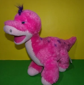 Build A Bear Workshop BAB Pink & Purple Apatosaurus Dinosaur Stuffed Plush - Picture 1 of 4